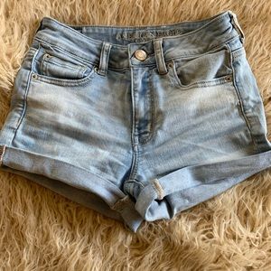 AE High Waisted Denim Shorts
